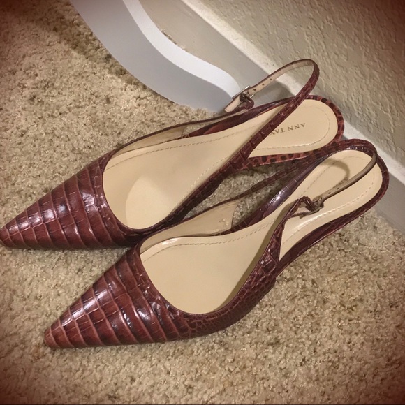 ann taylor slingback shoes